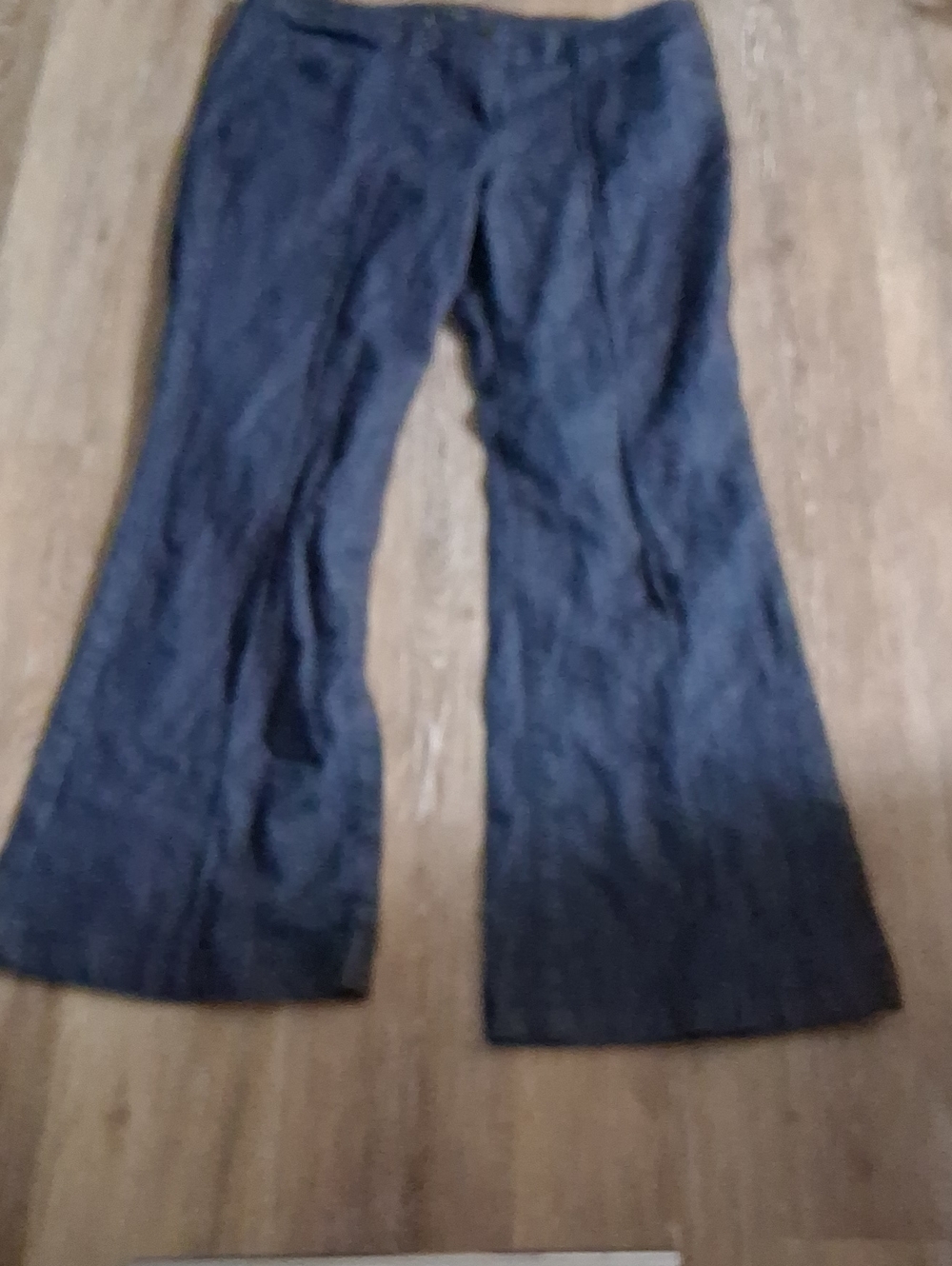 New York & Company Navy Wide-Leg Women's Pants
